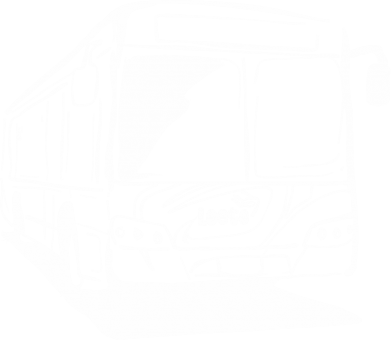 a simple illustrative outline of a Leeto Bus