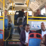 Passengers enjoying the bus ride 9